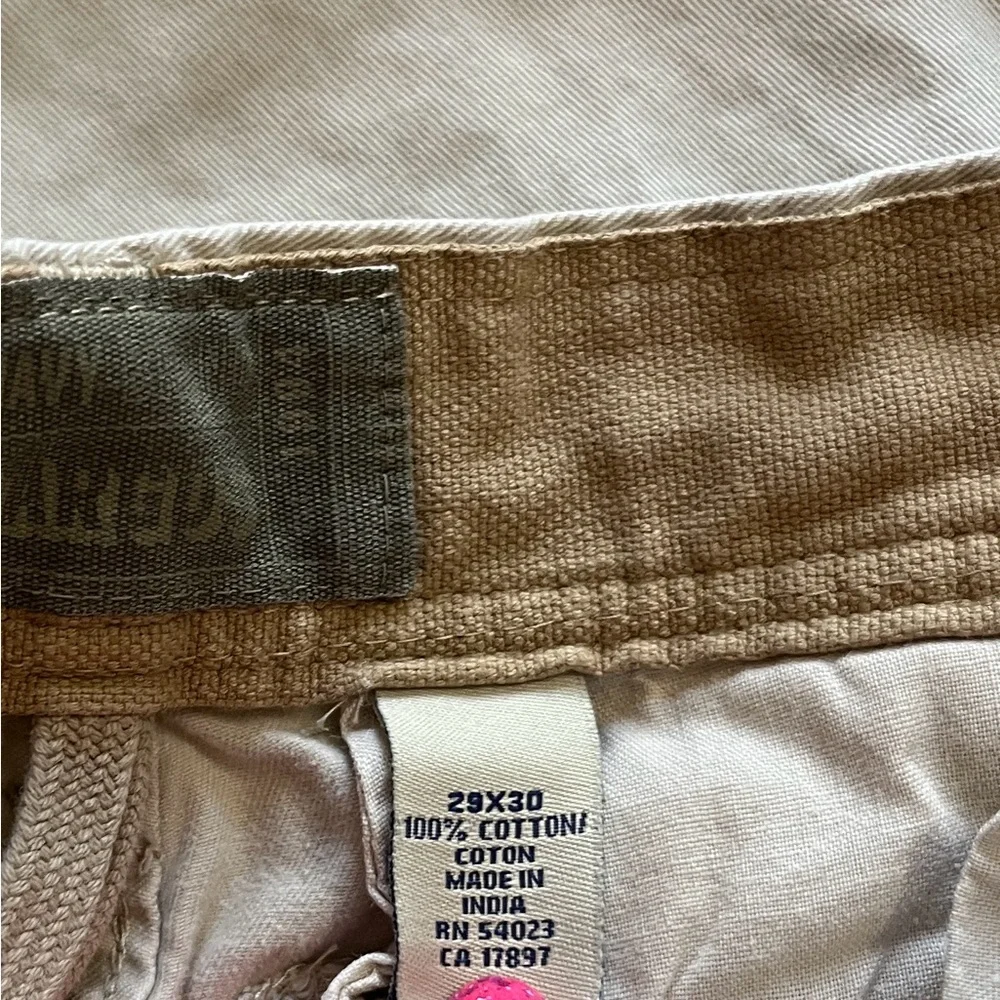 Old Navy Men's Beige Cargo Pants - Casual Utility Style Size 29x30 GUC
